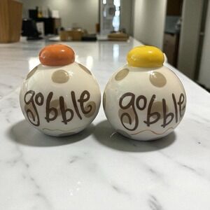 Coton Colors Salt and Pepper Shakers Thanksgiving Autumn